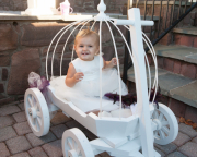 White Small Angel Carriage