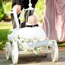 White Small Angel Carriage