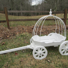 White Small Angel Carriage