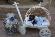 Small Angel Carriage, in White - lights not included