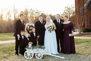 White Medium Pumpkin Wagon